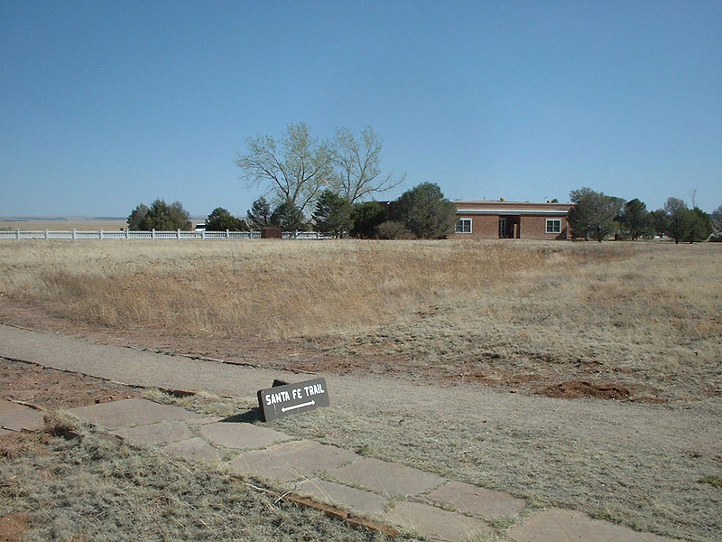 The depression in this field is the Santa Fe Trail.jpg 143.6K